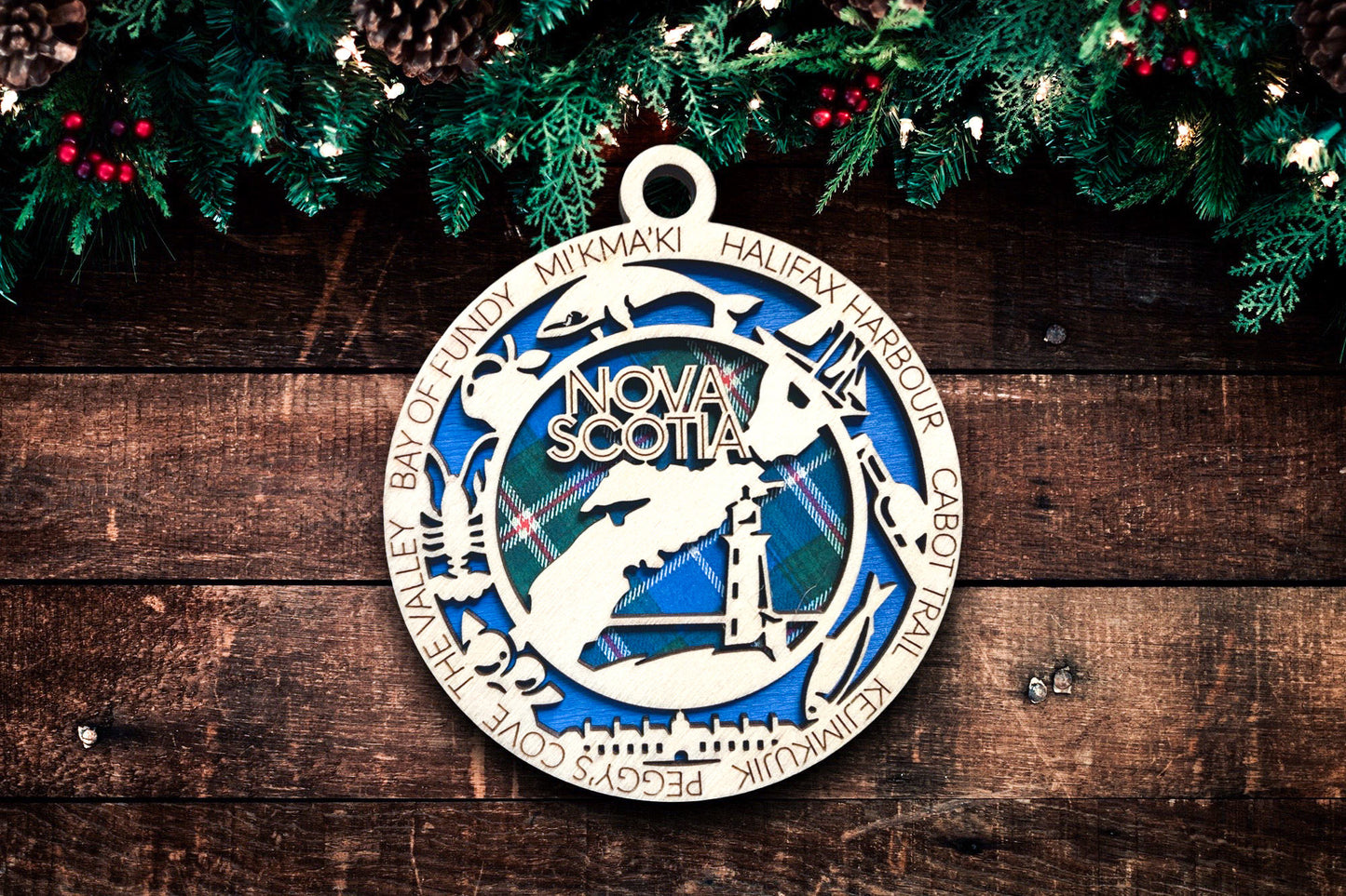 Nova Scotia Christmas Tree Ornament