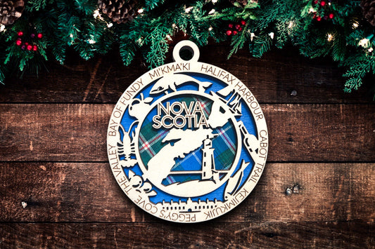 Nova Scotia Christmas Tree Ornament