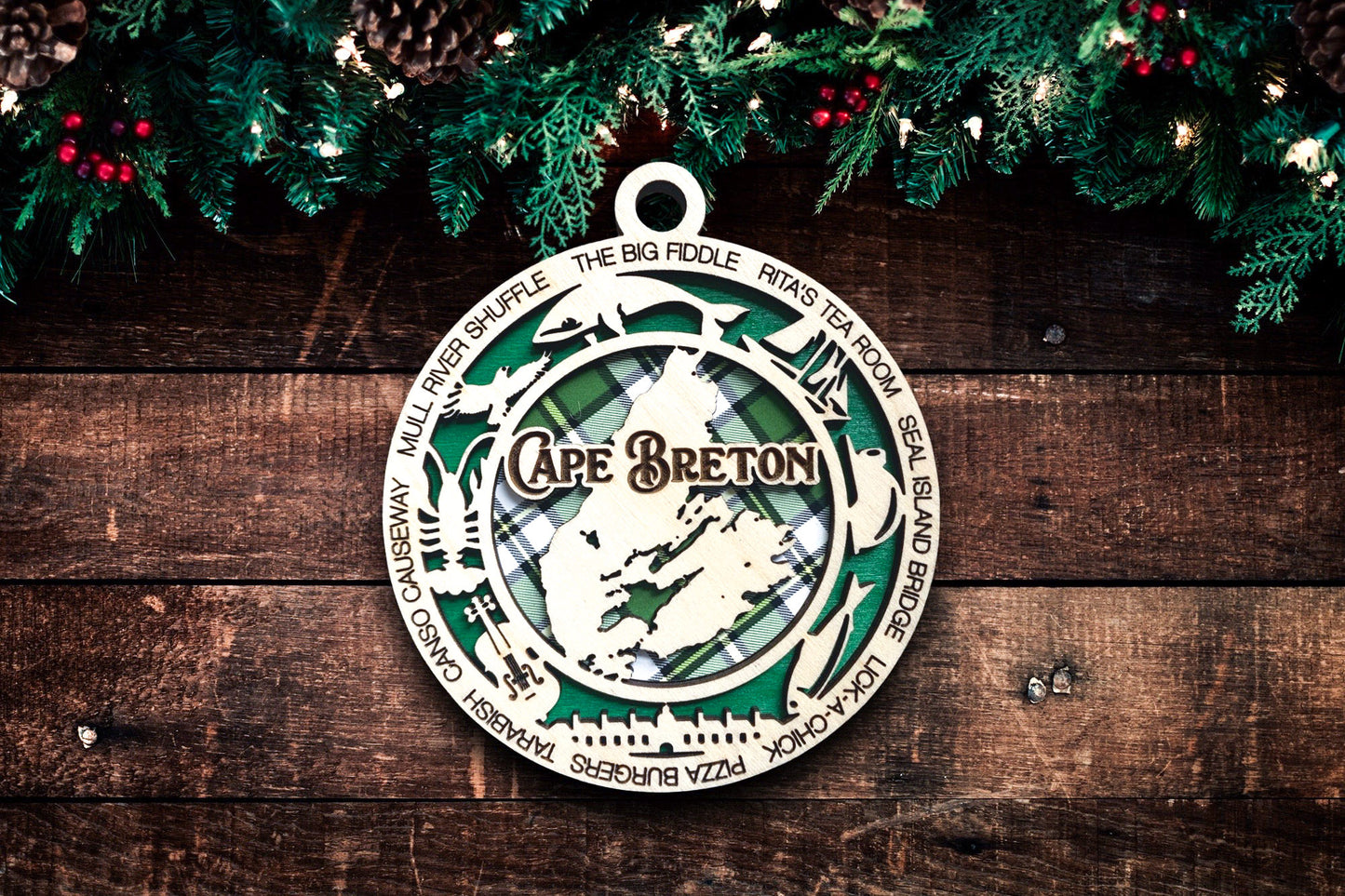Customizable Cape Breton Ornament