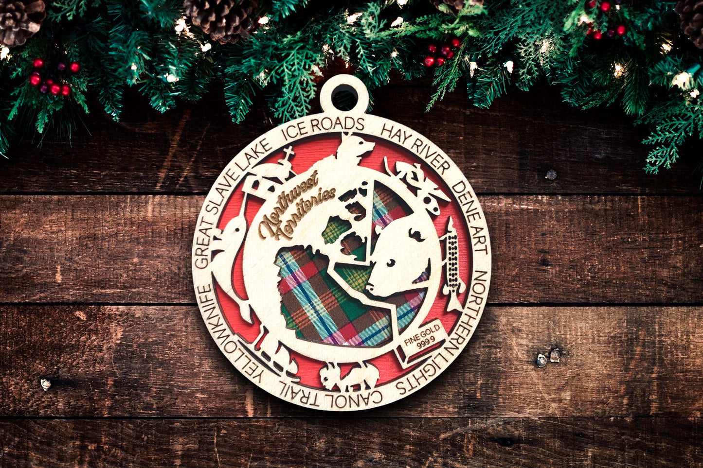 Northwest Territories Christmas Tree Ornament