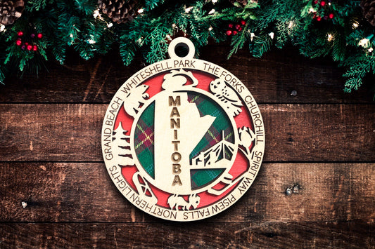 Manitoba Christmas Tree Ornament