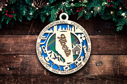 Alberta Christmas Tree Ornament