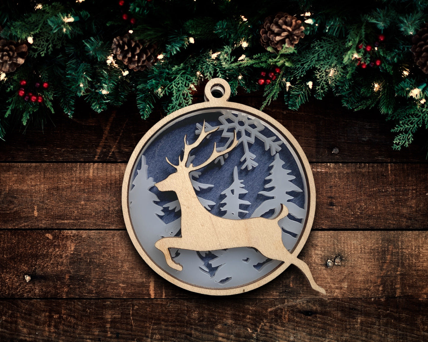 Deer Forest Friends Ornament