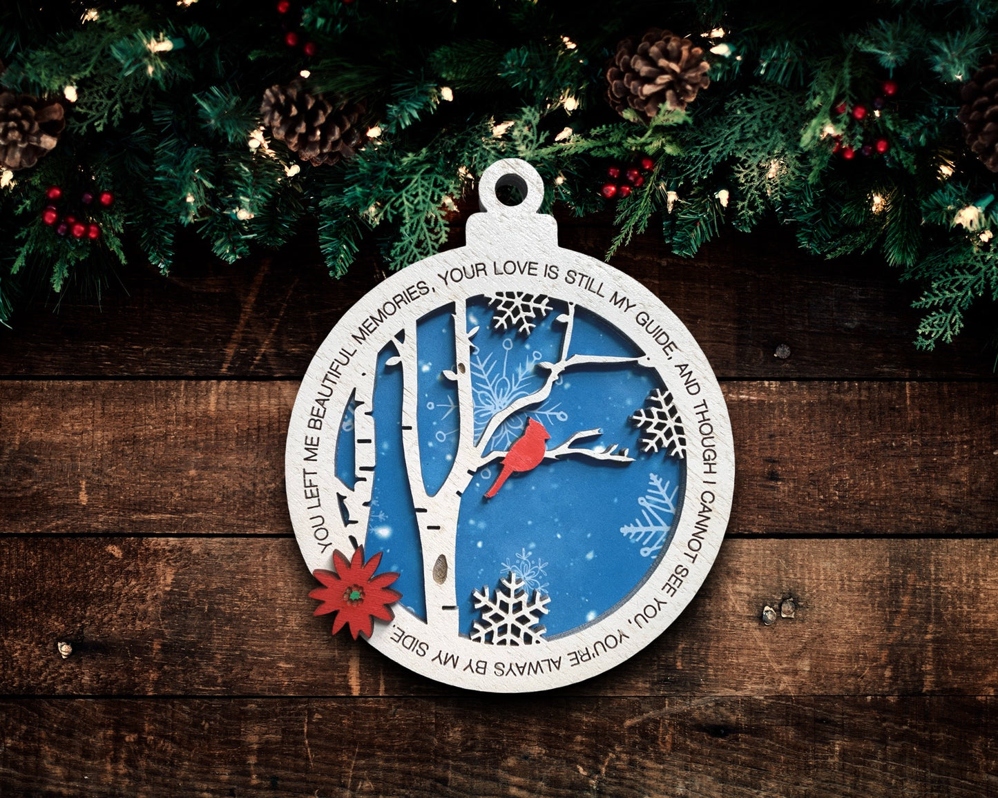 Cardinal Memorial Christmas Tree Ornament