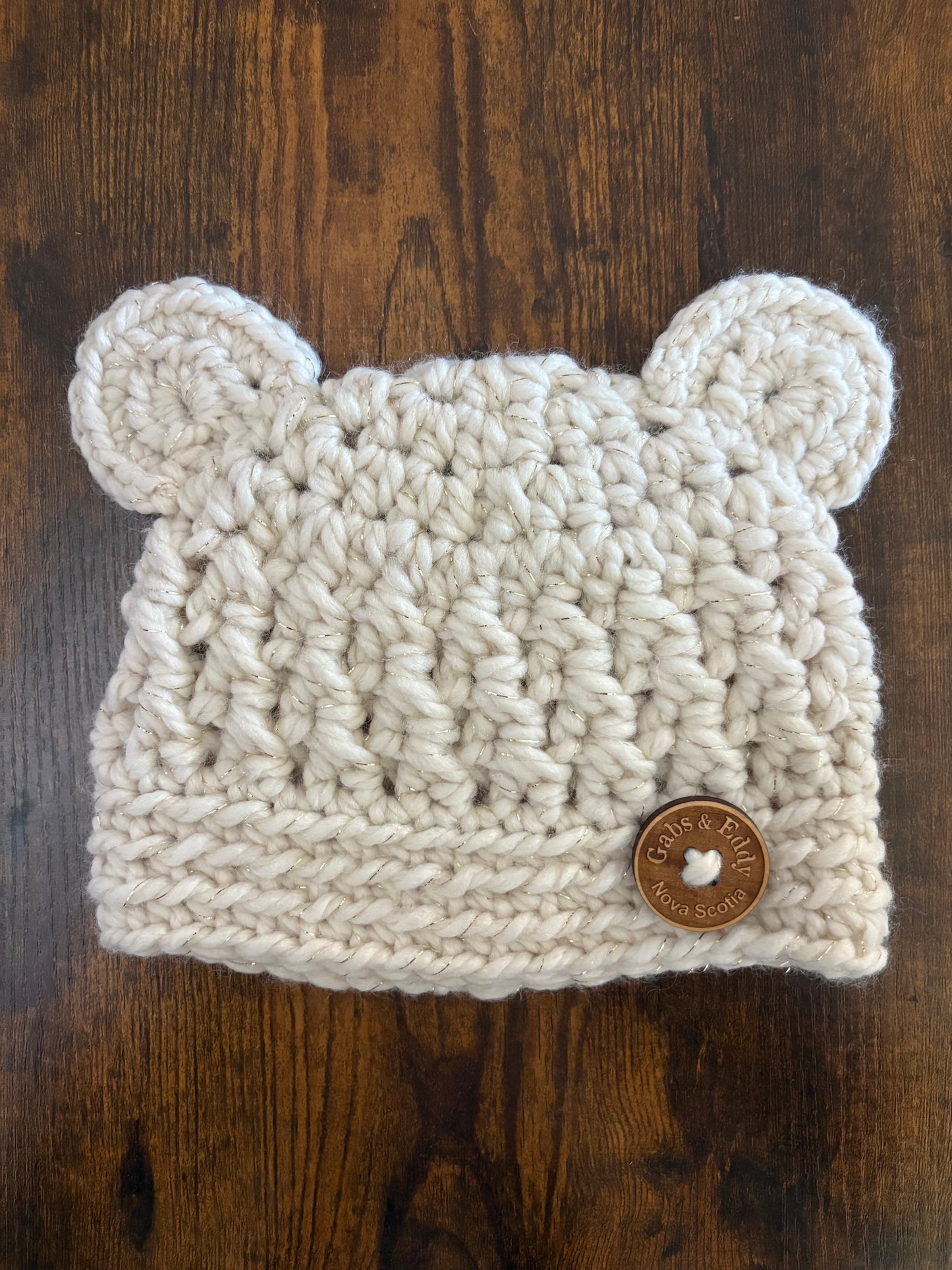 In-Stock 1-3 Year Chunky Little Bear in Fisherman Glitter