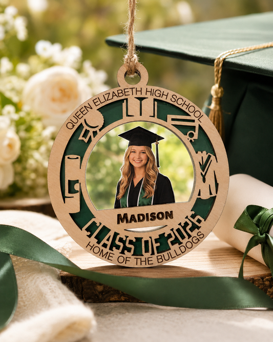 Personalized Graduation Photo Ornament