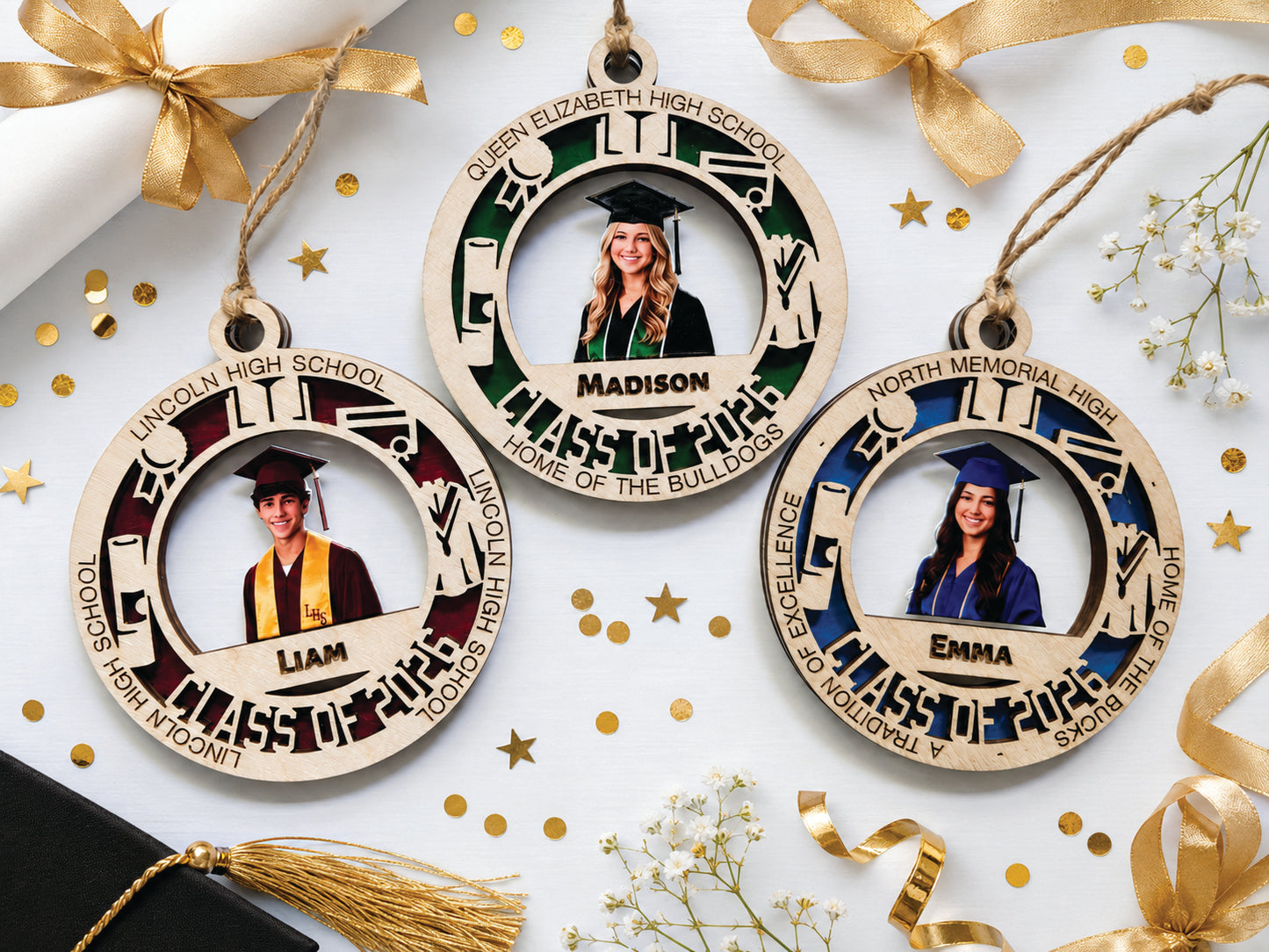 Personalized Graduation Photo Ornament