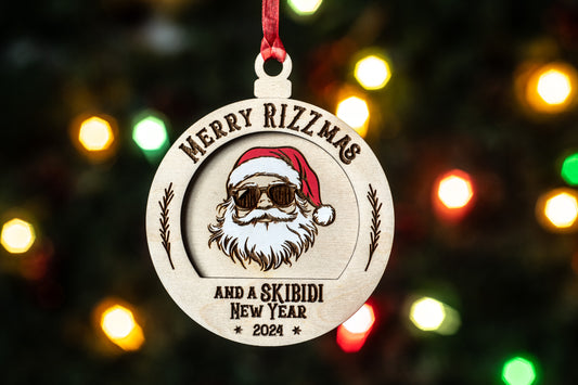 Merry RIZZmas Christmas Ornament