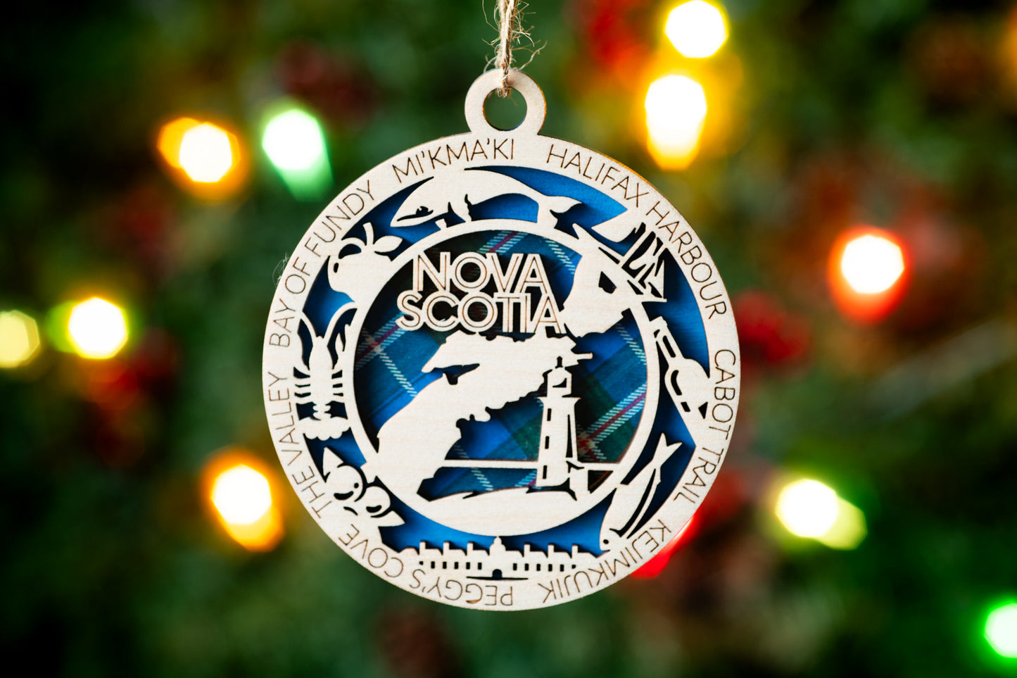 Nova Scotia Christmas Tree Ornament