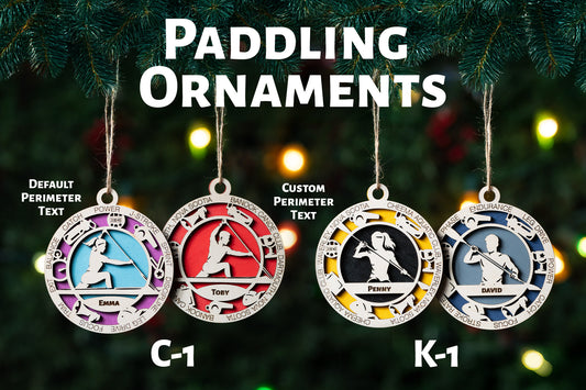 Sports Ornament - Paddling - C-1   K-1