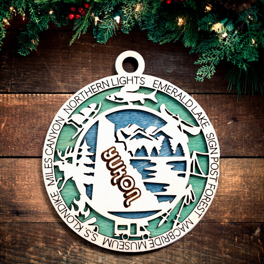 Customized Yukon Christmas Tree Ornament