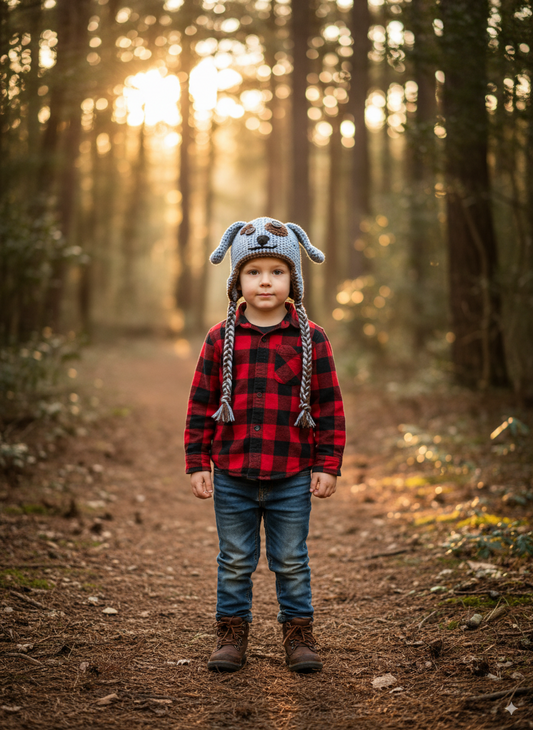 In-Stock 3-10 Year Puppy Dog (Blue Fleck)