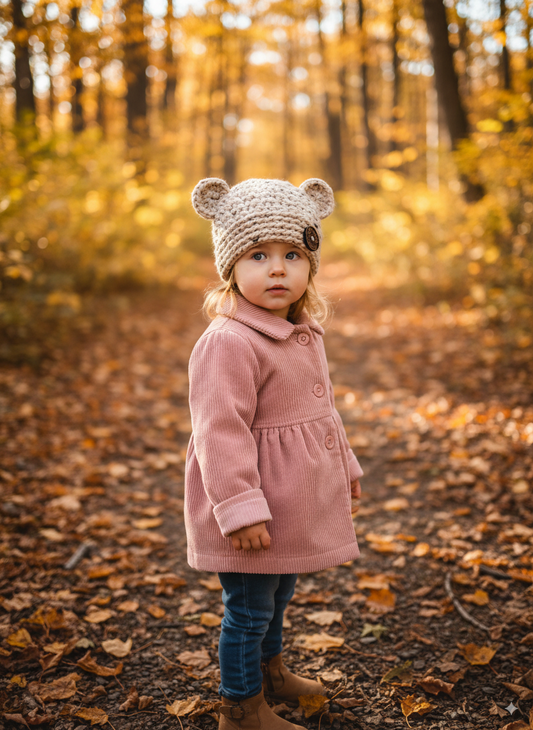 In-Stock 1-3 Year Chunky Little Bear in Oatmeal