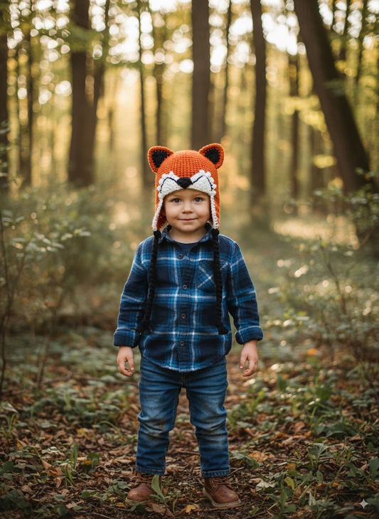 In-Stock 1-3 Year Baby Fox Hat