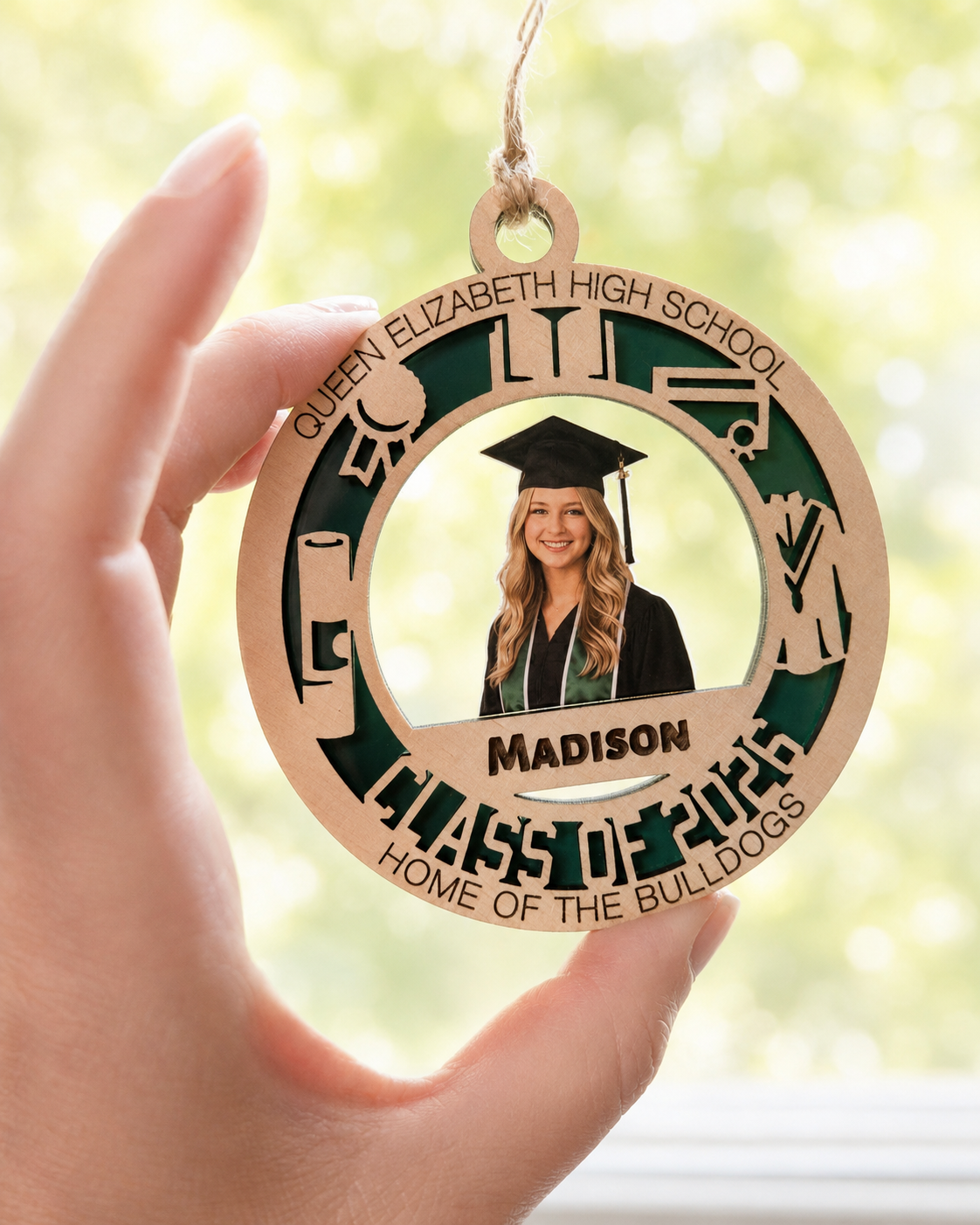Personalized Graduation Photo Ornament