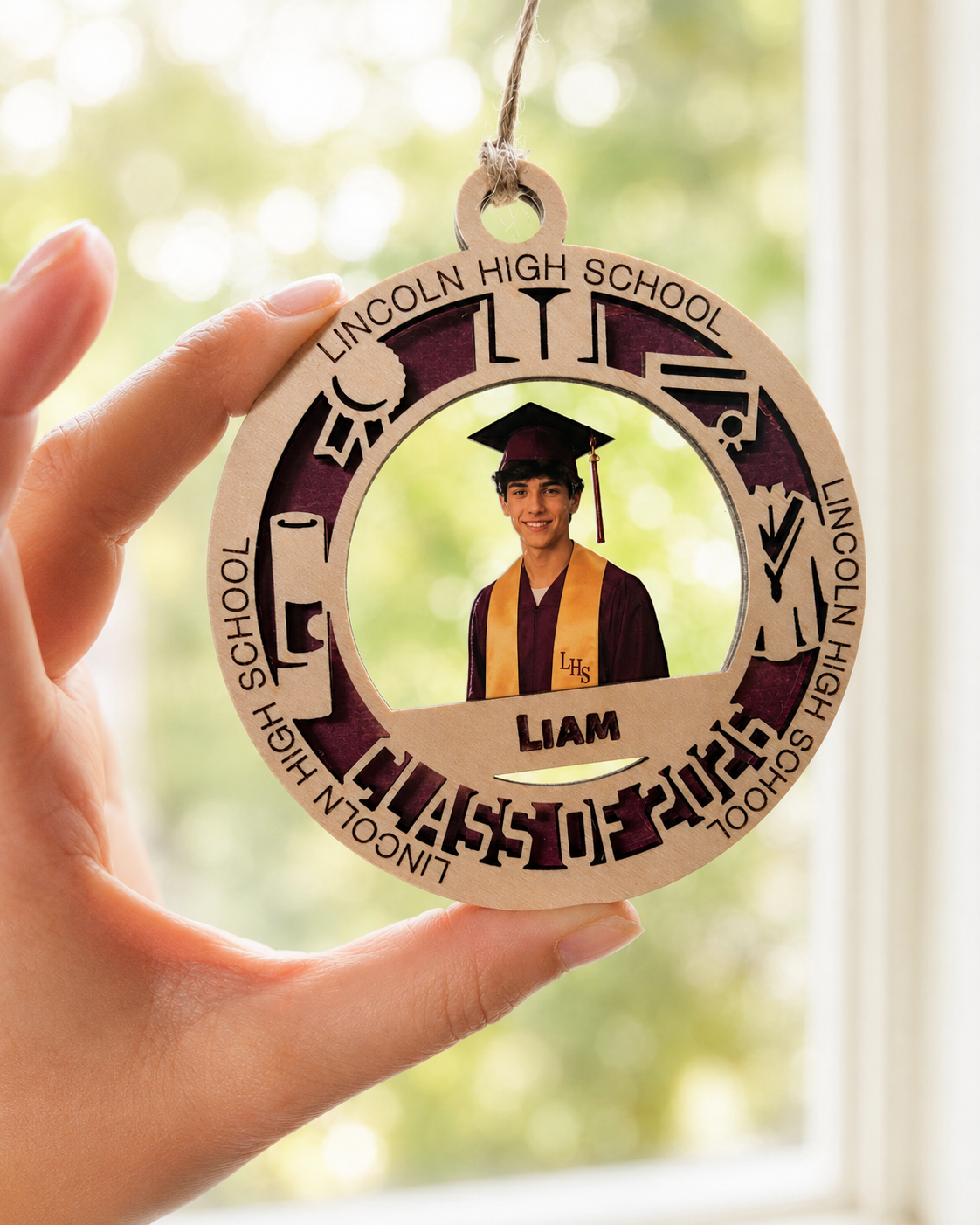 Personalized Graduation Photo Ornament