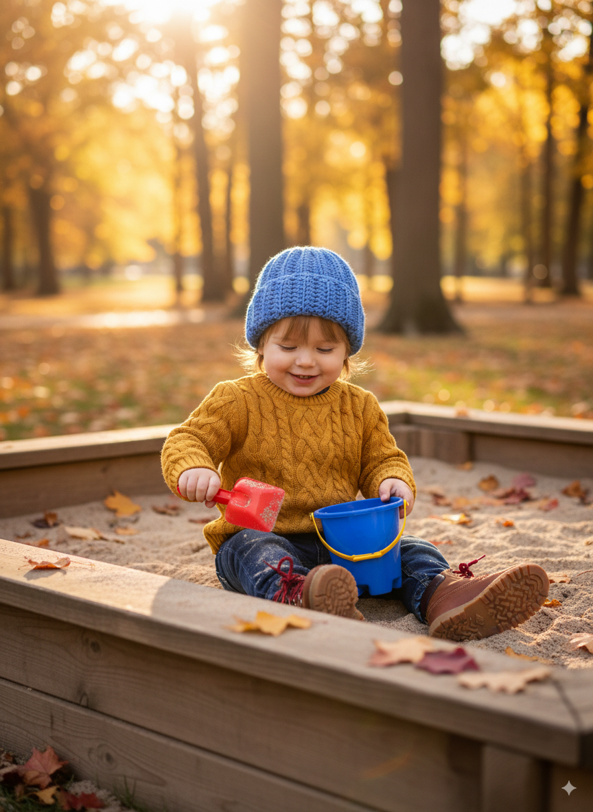 In-Stock 1-3 Year Basic Ribbed Toque in Sky Blue