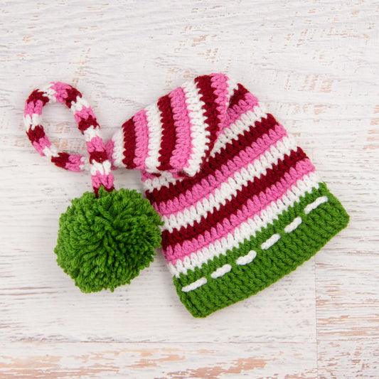 In-Stock 0-6 Month Children's Girly Christmas Stocking Hat
