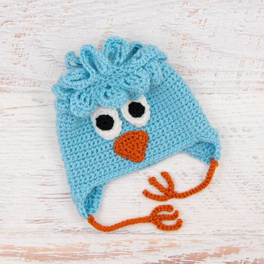 In-Stock 6-12 Month Chick Hat in Baby Aqua