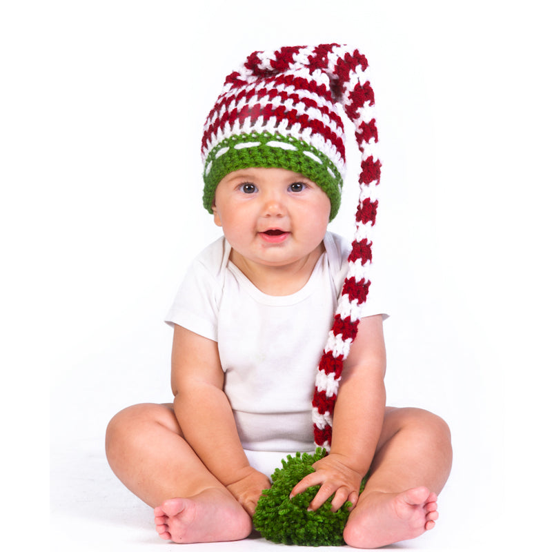 In-Stock 6-12 Month Children's Christmas Stocking Hat