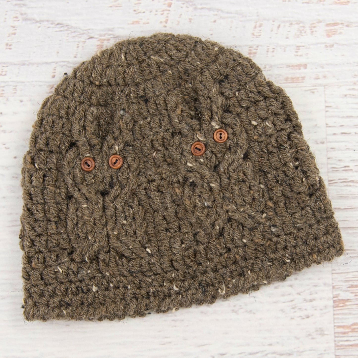 In-Stock 3-10 Year Owl the Way Around Hat in Barley