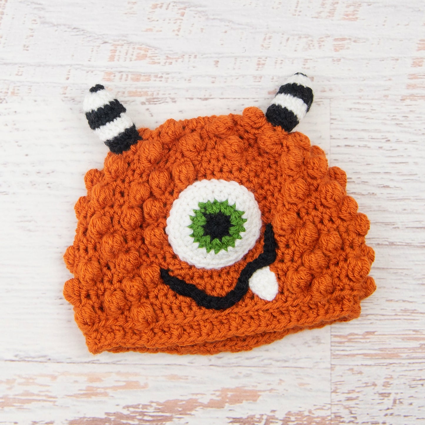 In-Stock 1-3 Year Little Monster in Orange with Fern Eye