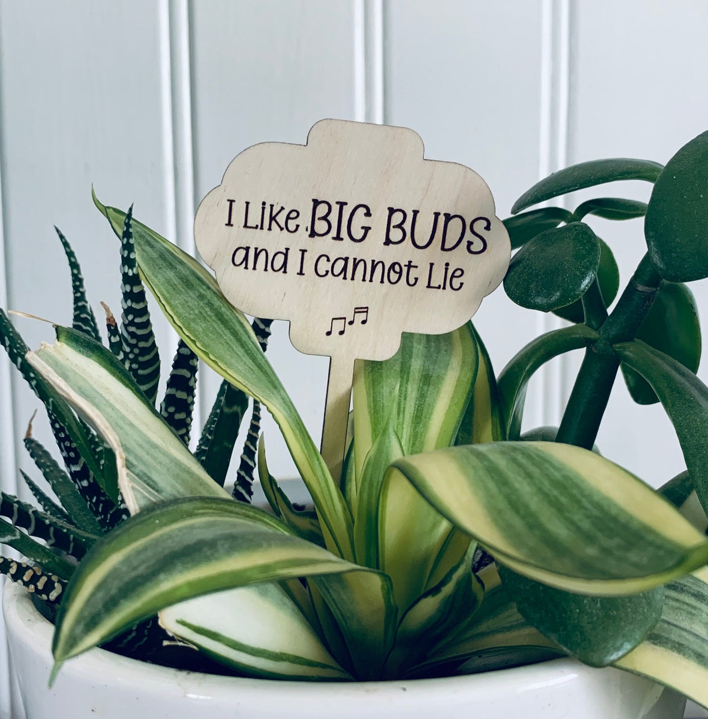"I Like Big Buds" Plant Stake