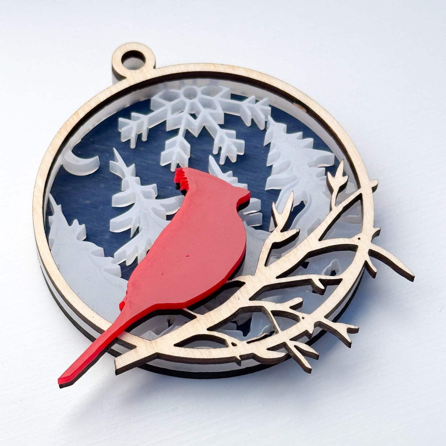 Cardinal Forest Friends Ornament