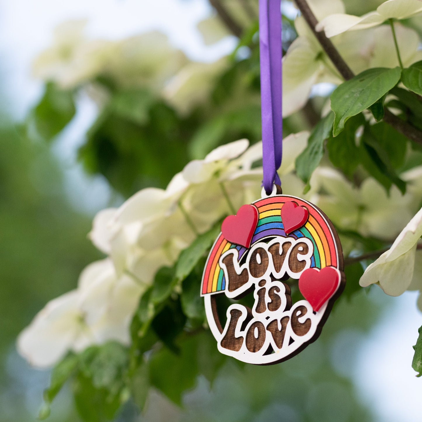Pride Ornament - Love is Love
