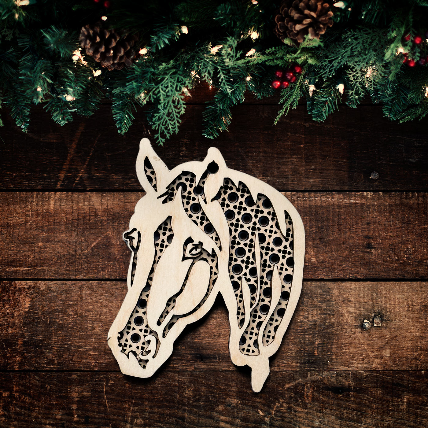 Rattan Farm Animal Ornament - Horse